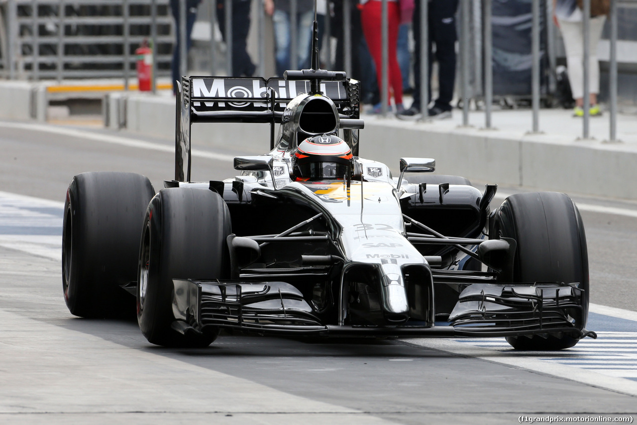 TEST F1 ABU DHABI 25 NOVEMBRE, Stoffel Vandoorne (BEL), third driver, McLaren F1 Team 
25.11.2014.