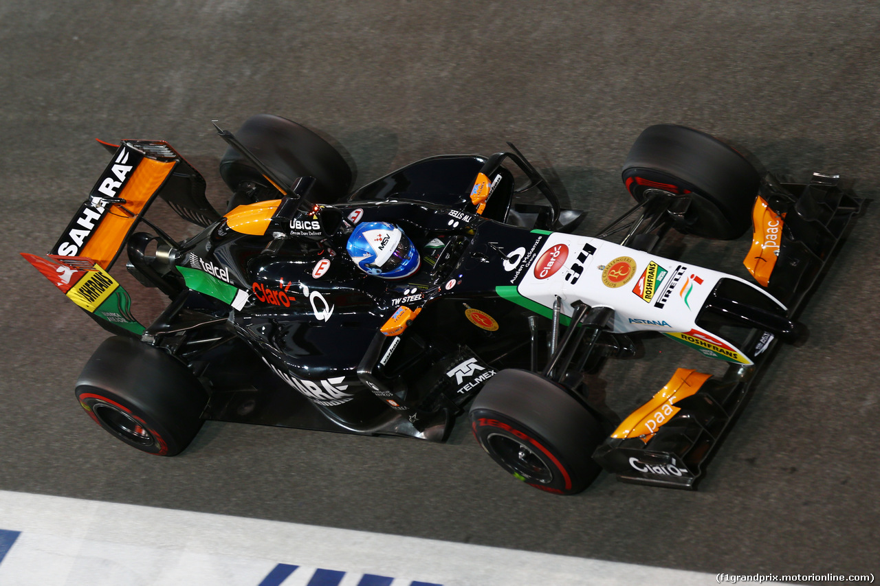 TEST F1 ABU DHABI 25 NOVEMBRE, Jolyon Palmer (GBR) Sahara Force India F1 VJM07 Test Driver.
25.11.2014.