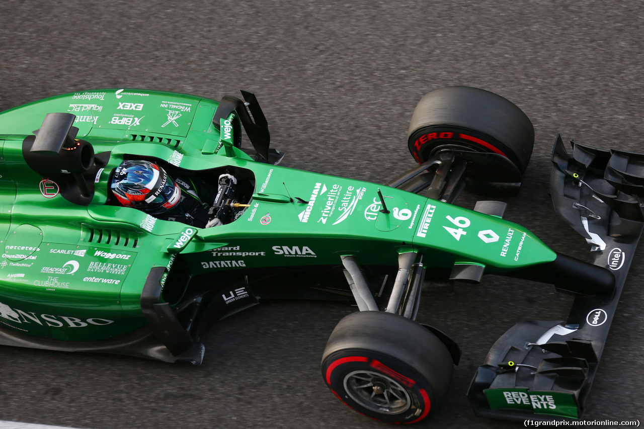 TEST F1 ABU DHABI 25 NOVEMBRE