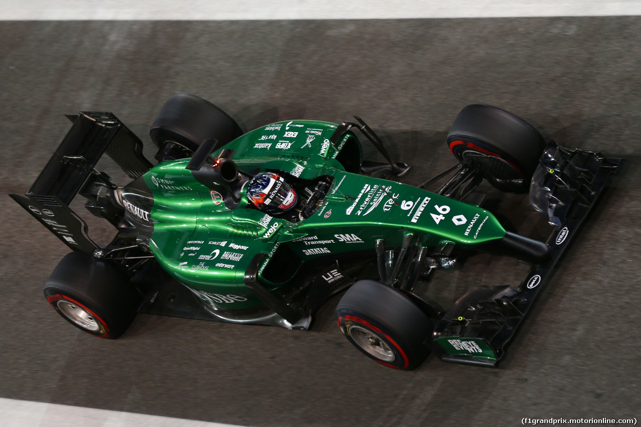 TEST F1 ABU DHABI 25 NOVEMBRE