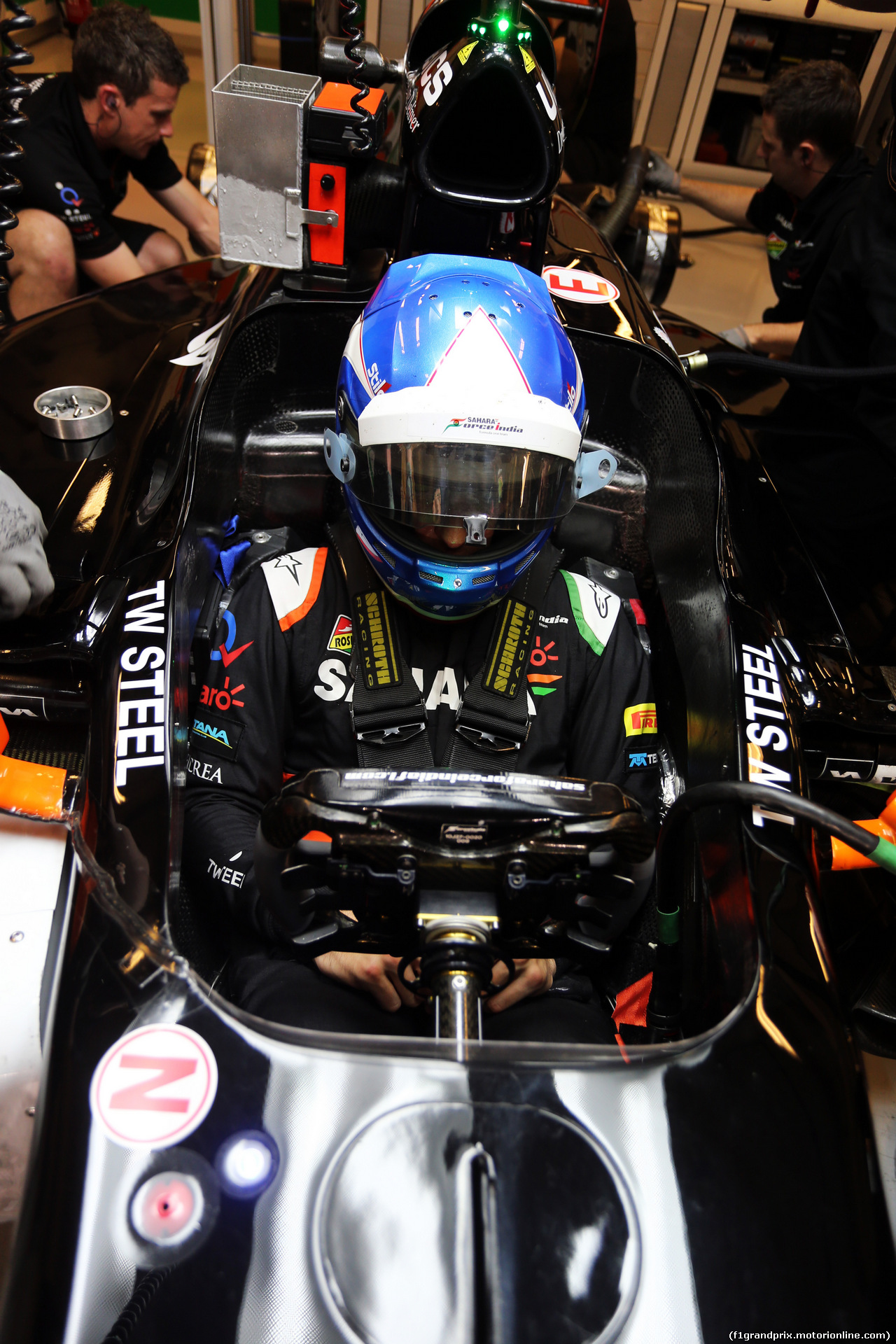 TEST F1 ABU DHABI 25 NOVEMBRE, Jolyon Palmer (GBR) Sahara Force India F1 VJM07 Test Driver.
25.11.2014.