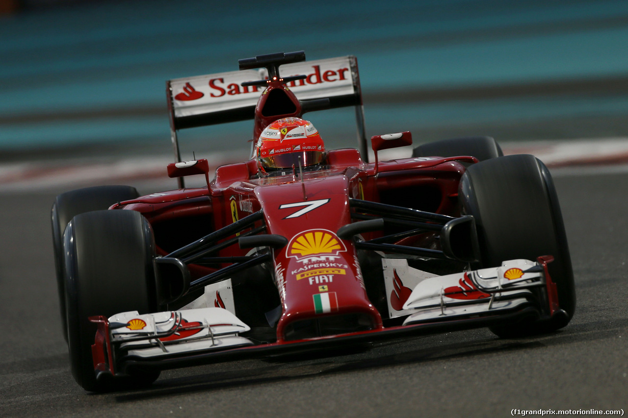 TEST F1 ABU DHABI 25 NOVEMBRE