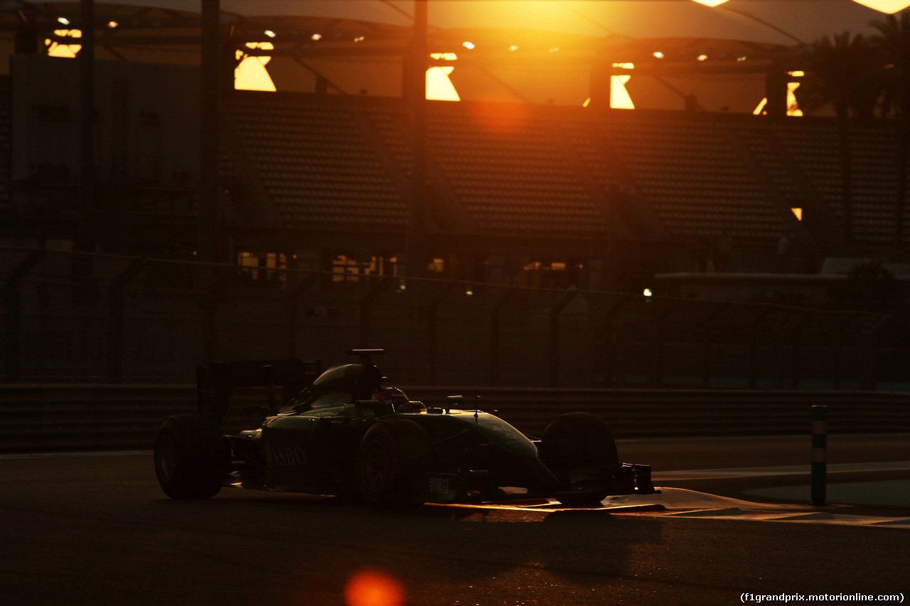 TEST F1 ABU DHABI 25 NOVEMBRE, Will Stevens (GBR) Caterham CT05.
25.11.2014.