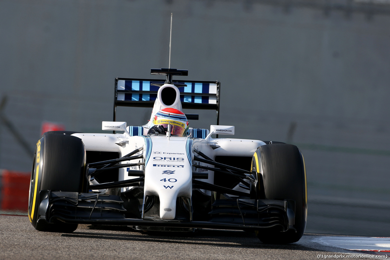 TEST F1 ABU DHABI 26 NOVEMBRE