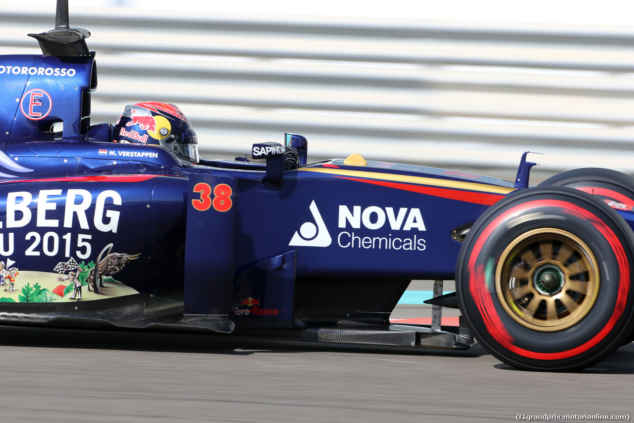 TEST F1 ABU DHABI 26 NOVEMBRE, Max Verstappen (NL), Scuderia Toro Rosso 
26.11.2014.