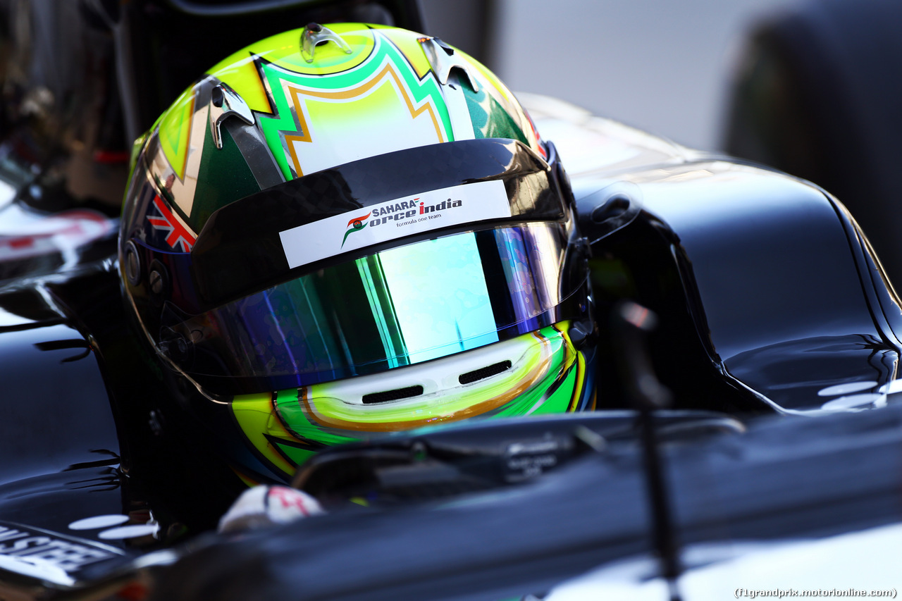 TEST F1 ABU DHABI 26 NOVEMBRE, Spike Goddard (AUS) Sahara Force India F1 VJM07 Test Driver.
26.11.2014.