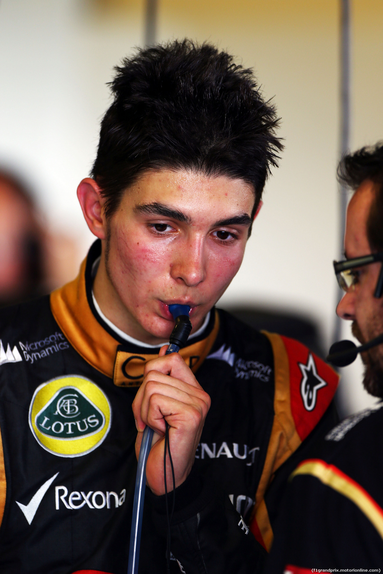 TEST F1 ABU DHABI 26 NOVEMBRE, Esteban Ocon (FRA) Lotus F1 Team Test Driver.
26.11.2014.