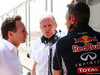 TEST F1 BAHRAIN 01 MARZO, (L to R): Christian Horner (GBR) Red Bull Racing Team Principal with Dr Helmut Marko (AUT) Red Bull Motorsport Consultant e Jonathan Wheatley (GBR) Red Bull Racing Team Manager.
01.03.2014. Formula One Testing, Bahrain Test Two, Day Three, Sakhir, Bahrain.
