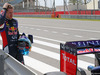 TEST F1 BAHRAIN 01 MARZO, Sebastian Vettel (GER) Red Bull Racing RB10 stops at the pit lane exit.
01.03.2014. Formula One Testing, Bahrain Test Two, Day Three, Sakhir, Bahrain.