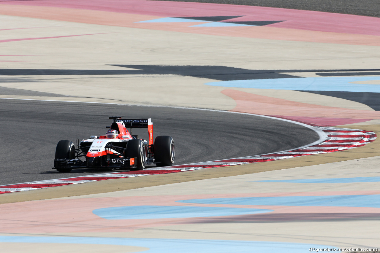 TEST F1 BAHRAIN 01 MARZO, Jules Bianchi (FRA), Marussia F1 Team  
01.03.2014. Formula One Testing, Bahrain Test Two, Day Three, Sakhir, Bahrain.