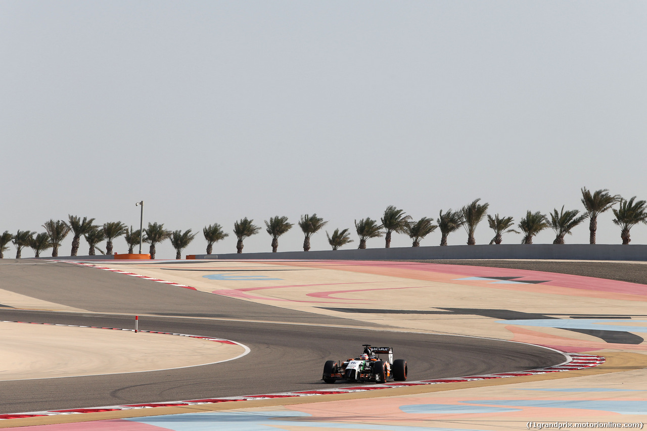 TEST F1 BAHRAIN 01 MARZO, Nico Hulkenberg (GER), Sahara Force India 
01.03.2014. Formula One Testing, Bahrain Test Two, Day Three, Sakhir, Bahrain.