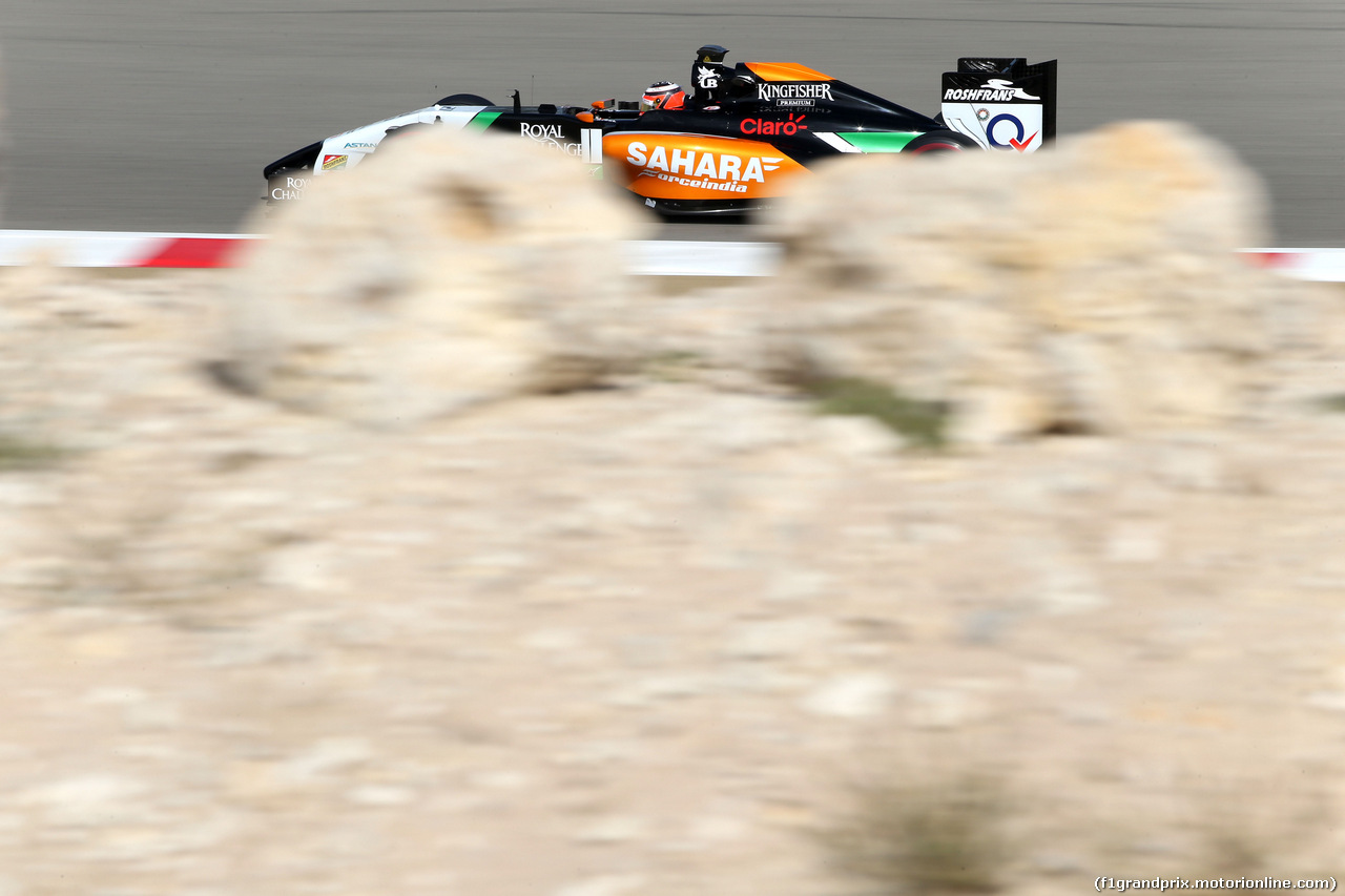 TEST F1 BAHRAIN 01 MARZO, Nico Hulkenberg (GER), Sahara Force India 
01.03.2014. Formula One Testing, Bahrain Test Two, Day Three, Sakhir, Bahrain.