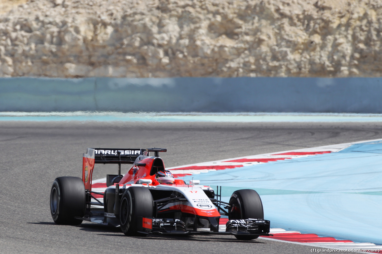 TEST F1 BAHRAIN 01 MARZO, Jules Bianchi (FRA) Marussia F1 Team MR03.
01.03.2014. Formula One Testing, Bahrain Test Two, Day Three, Sakhir, Bahrain.