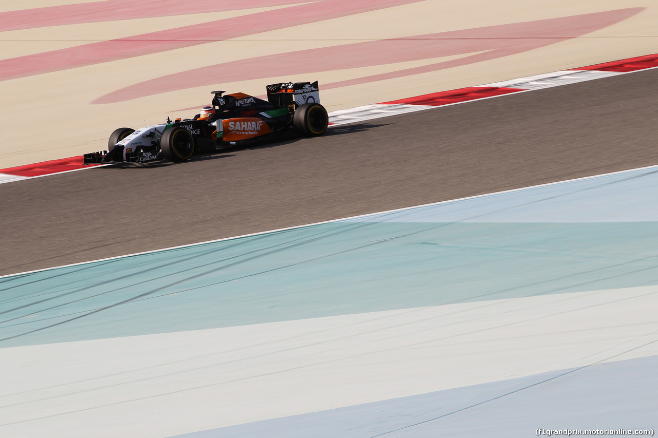 TEST F1 BAHRAIN 01 MARZO, Nico Hulkenberg (GER) Sahara Force India F1 VJM07.
01.03.2014. Formula One Testing, Bahrain Test Two, Day Three, Sakhir, Bahrain.