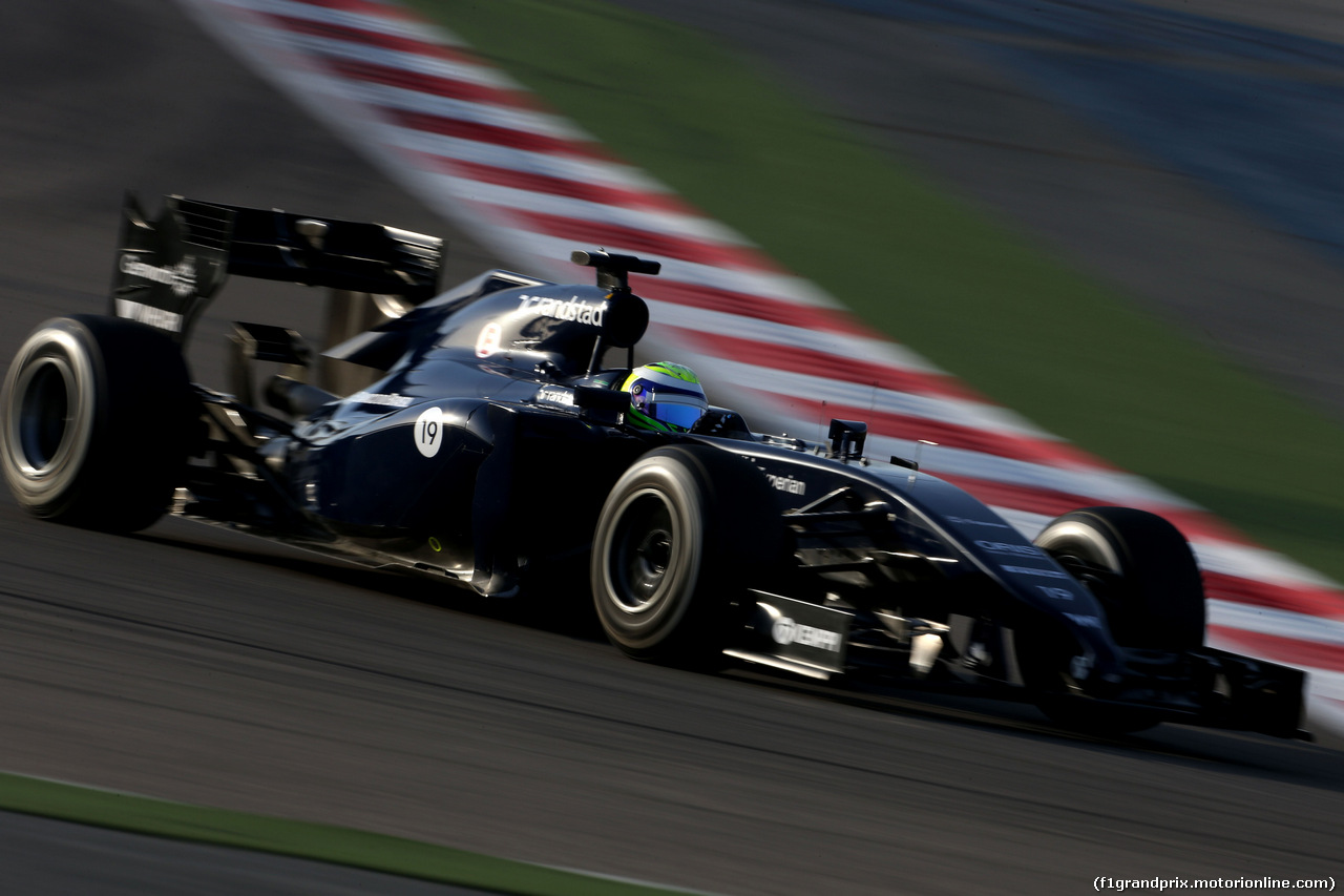 TEST F1 BAHRAIN 01 MARZO, Felipe Massa (BRA), Williams F1 Team 
01.03.2014. Formula One Testing, Bahrain Test Two, Day Three, Sakhir, Bahrain.