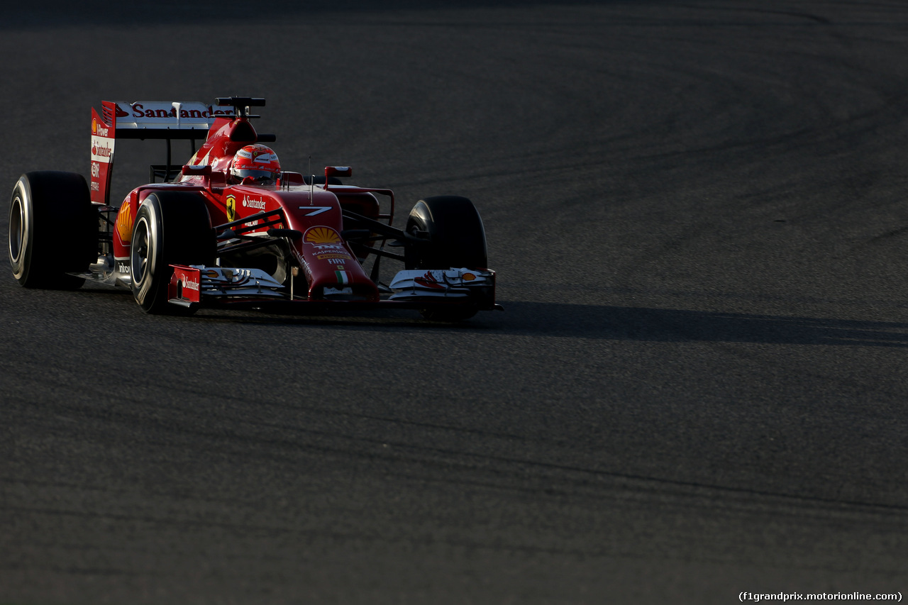 TEST F1 BAHRAIN 01 MARZO, Kimi Raikkonen (FIN), Ferrari 
01.03.2014. Formula One Testing, Bahrain Test Two, Day Three, Sakhir, Bahrain.