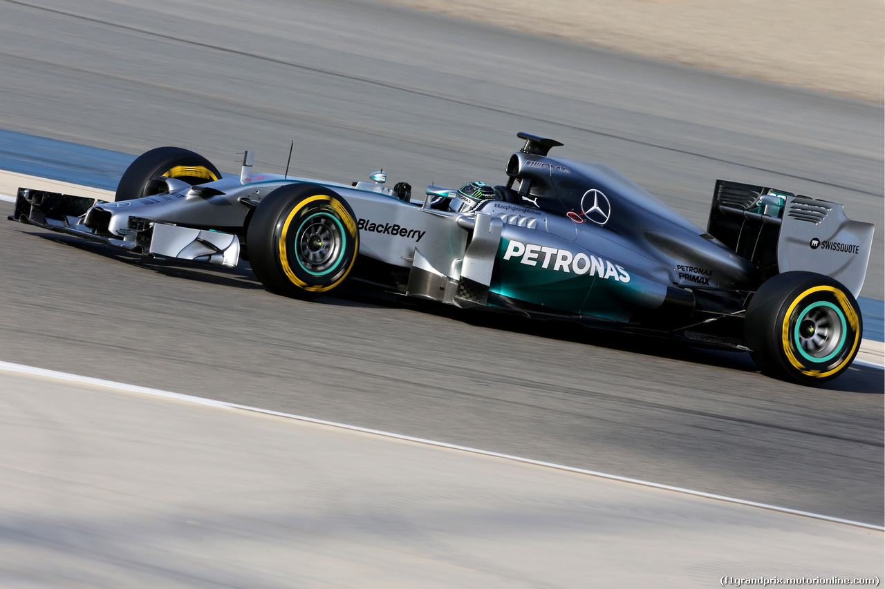 TEST F1 BAHRAIN 01 MARZO, Nico Rosberg (GER), Mercedes AMG F1 Team 
01.03.2014. Formula One Testing, Bahrain Test Two, Day Three, Sakhir, Bahrain.