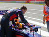 TEST F1 BAHRAIN 01 MARZO, Sebastian Vettel (GER) Red Bull Racing RB10 stops at the pit lane exit.
01.03.2014. Formula One Testing, Bahrain Test Two, Day Three, Sakhir, Bahrain.
