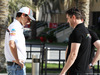 TEST F1 BAHRAIN 02 MARZO, (L to R): Adrian Sutil (GER) Sauber with Bradley Joyce (GBR) Sahara Force India F1 Gara Engineer.
02.03.2014. Formula One Testing, Bahrain Test Two, Day Four, Sakhir, Bahrain.