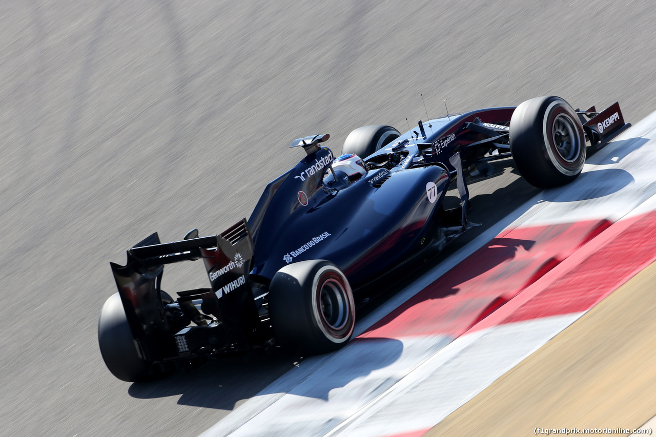 TEST F1 BAHRAIN 02 MARZO, Valtteri Bottas (FIN), Williams F1 Team 
02.03.2014. Formula One Testing, Bahrain Test Two, Day Four, Sakhir, Bahrain.