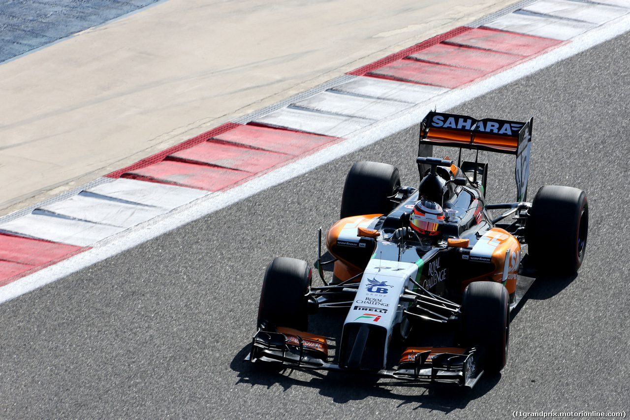 TEST F1 BAHRAIN 02 MARZO, Nico Hulkenberg (GER), Sahara Force India 
02.03.2014. Formula One Testing, Bahrain Test Two, Day Four, Sakhir, Bahrain.