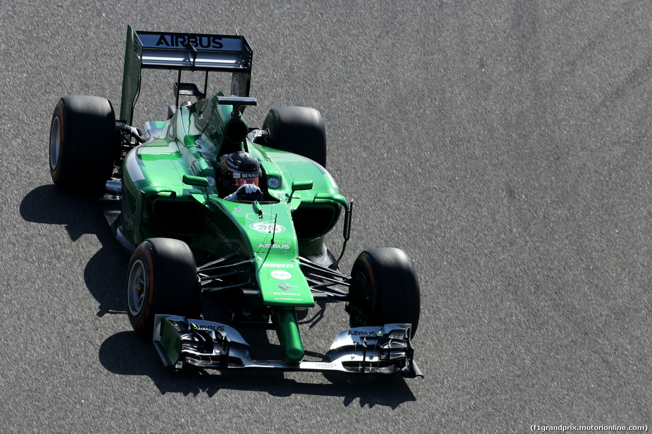 TEST F1 BAHRAIN 02 MARZO, Kamui Kobayashi (JPN), Caterham F1 Team 
02.03.2014. Formula One Testing, Bahrain Test Two, Day Four, Sakhir, Bahrain.