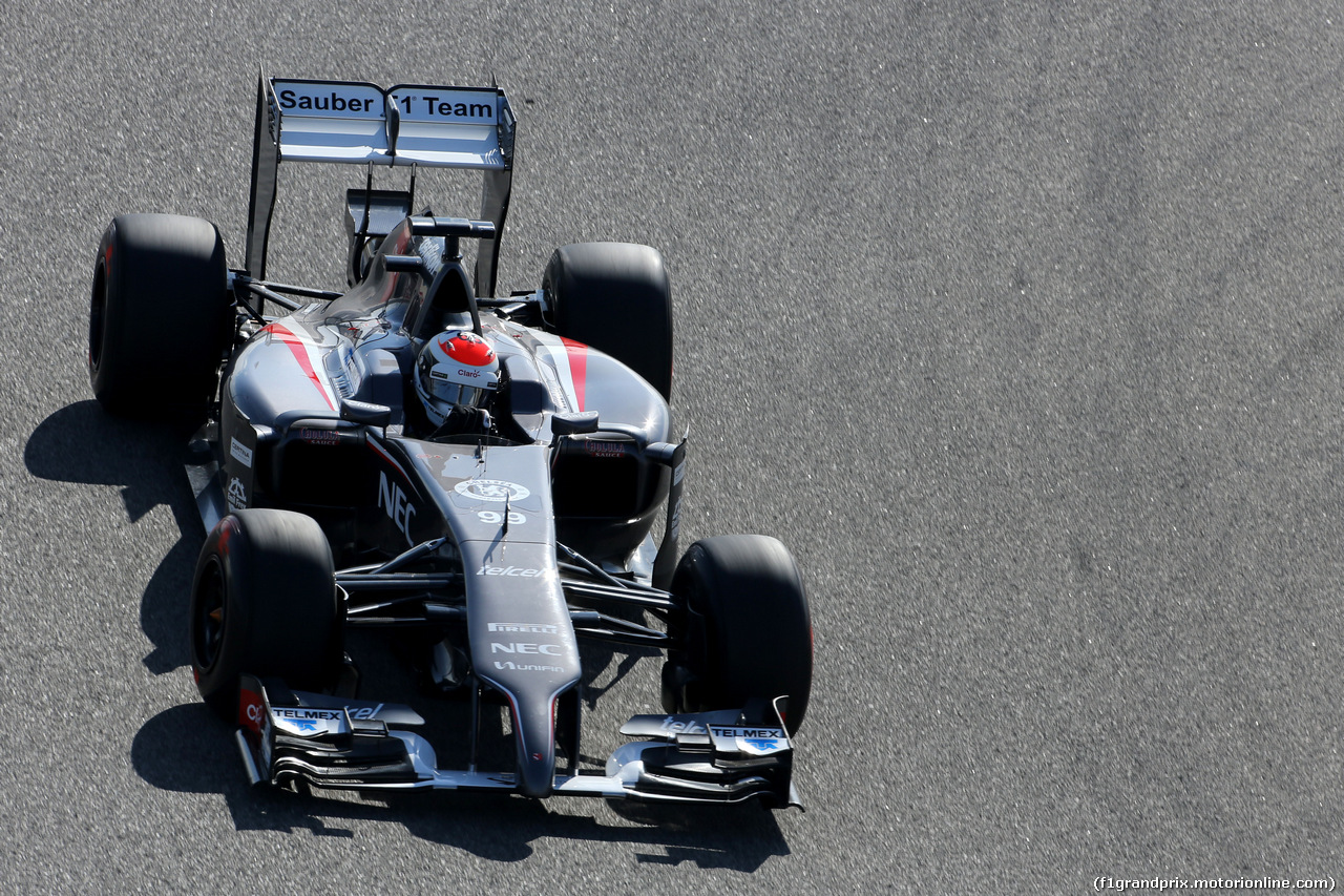 TEST F1 BAHRAIN 02 MARZO, Adrian Sutil (GER), Sauber F1 Team 
02.03.2014. Formula One Testing, Bahrain Test Two, Day Four, Sakhir, Bahrain.