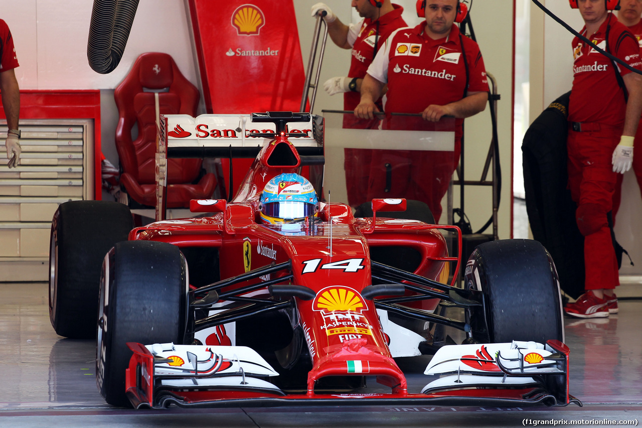 TEST F1 BAHRAIN 02 MARZO, Fernando Alonso (ESP) Ferrari F14-T.
02.03.2014. Formula One Testing, Bahrain Test Two, Day Four, Sakhir, Bahrain.