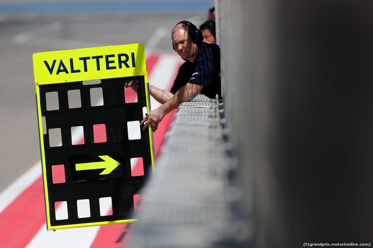 TEST F1 BAHRAIN 02 MARZO, Valtteri Bottas (FIN), Williams F1 Team 
02.03.2014. Formula One Testing, Bahrain Test Two, Day Four, Sakhir, Bahrain.