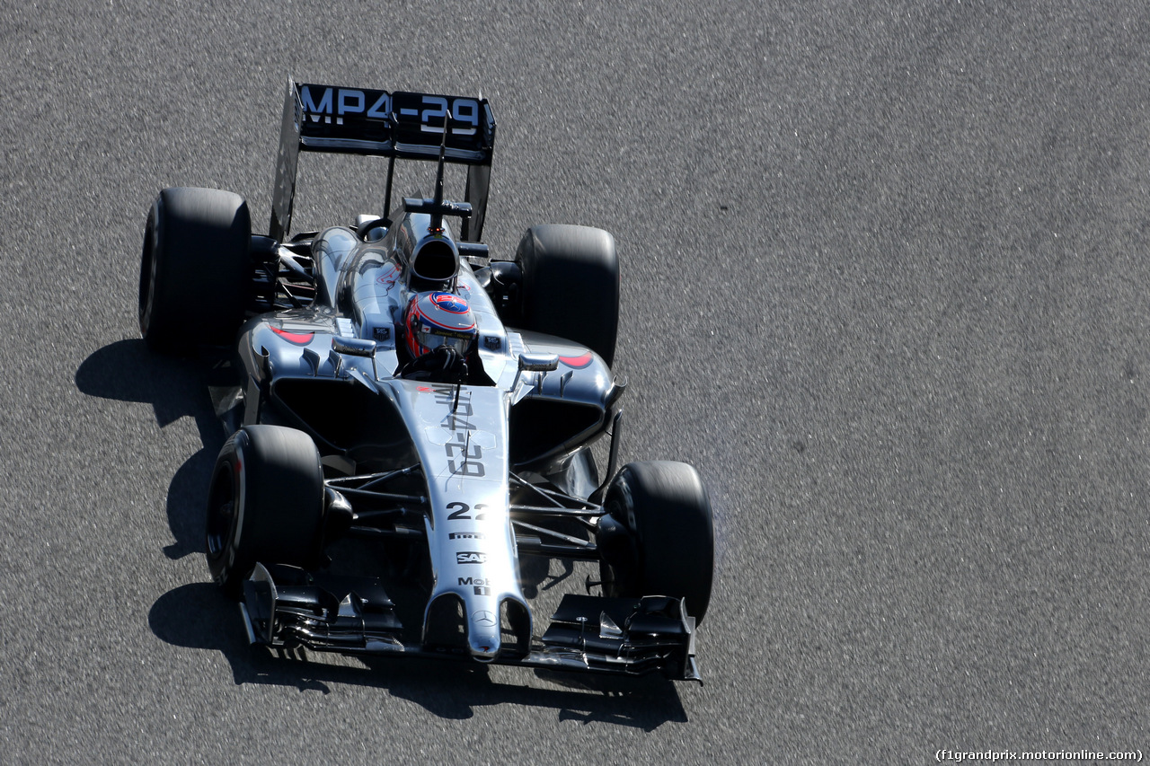 TEST F1 BAHRAIN 02 MARZO, Jenson Button (GBR), McLaren F1 Team 
02.03.2014. Formula One Testing, Bahrain Test Two, Day Four, Sakhir, Bahrain.
