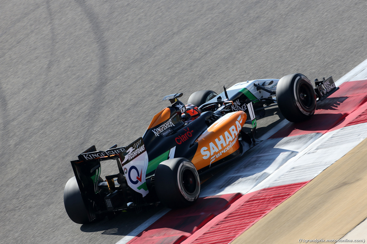 TEST F1 BAHRAIN 02 MARZO, Nico Hulkenberg (GER), Sahara Force India 
02.03.2014. Formula One Testing, Bahrain Test Two, Day Four, Sakhir, Bahrain.