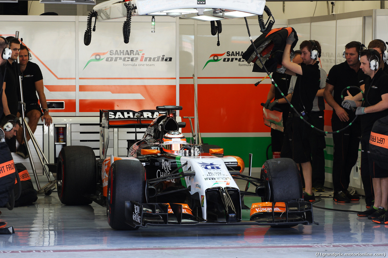 TEST F1 BAHRAIN 02 MARZO, Nico Hulkenberg (GER) Sahara Force India F1 VJM07.
02.03.2014. Formula One Testing, Bahrain Test Two, Day Four, Sakhir, Bahrain.