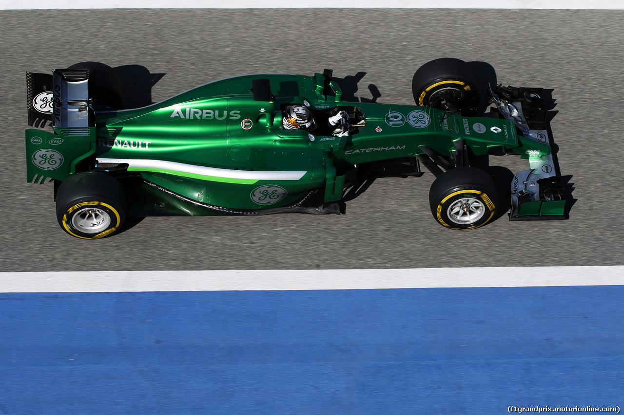 TEST F1 BAHRAIN 02 MARZO, Kamui Kobayashi (JPN) Caterham CT05.
02.03.2014. Formula One Testing, Bahrain Test Two, Day Four, Sakhir, Bahrain.