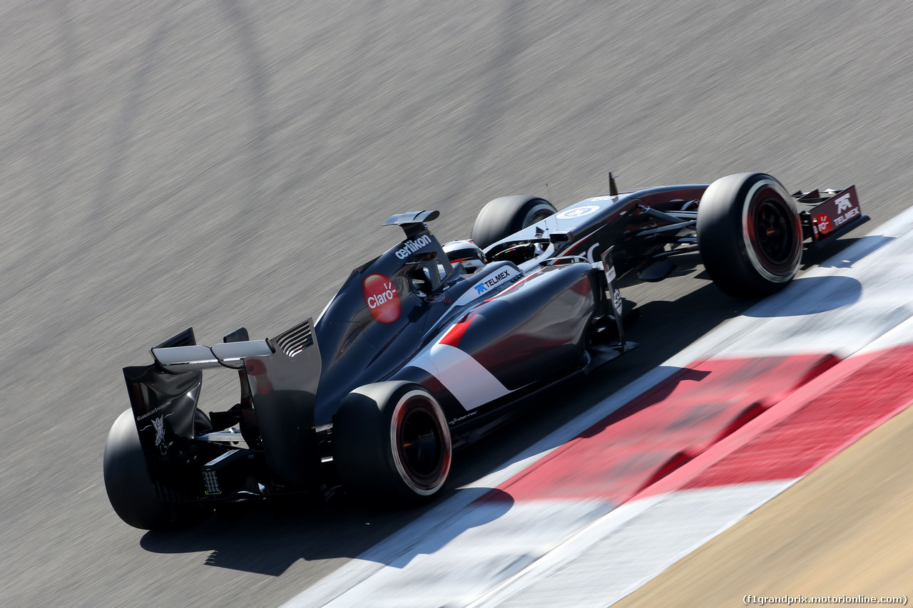 TEST F1 BAHRAIN 02 MARZO, Adrian Sutil (GER), Sauber F1 Team 
02.03.2014. Formula One Testing, Bahrain Test Two, Day Four, Sakhir, Bahrain.