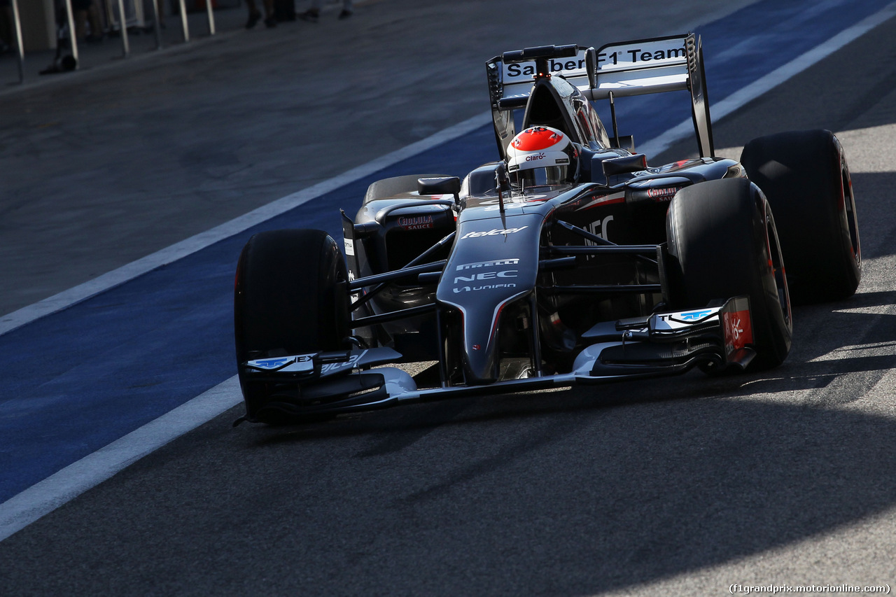 TEST F1 BAHRAIN 02 MARZO, Adrian Sutil (GER) Sauber C33.
02.03.2014. Formula One Testing, Bahrain Test Two, Day Four, Sakhir, Bahrain.