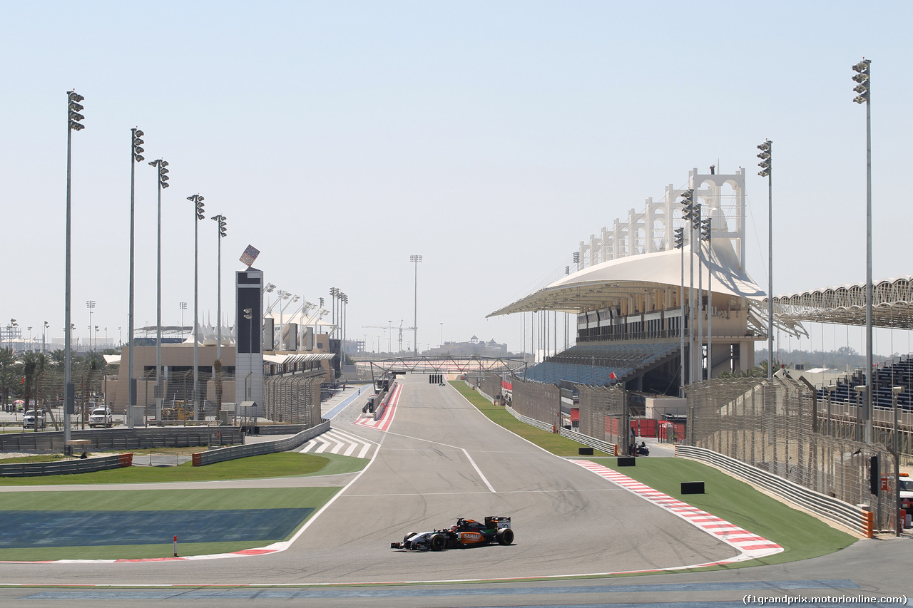 TEST F1 BAHRAIN 02 MARZO, Nico Hulkenberg (GER) Sahara Force India F1 VJM07.
02.03.2014. Formula One Testing, Bahrain Test Two, Day Four, Sakhir, Bahrain.