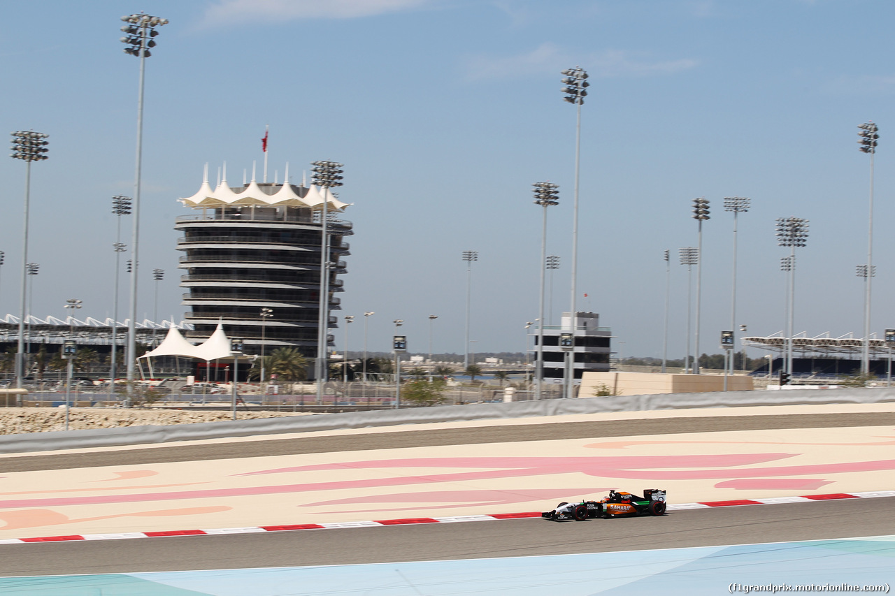 TEST F1 BAHRAIN 02 MARZO, Nico Hulkenberg (GER) Sahara Force India F1 VJM07.
02.03.2014. Formula One Testing, Bahrain Test Two, Day Four, Sakhir, Bahrain.