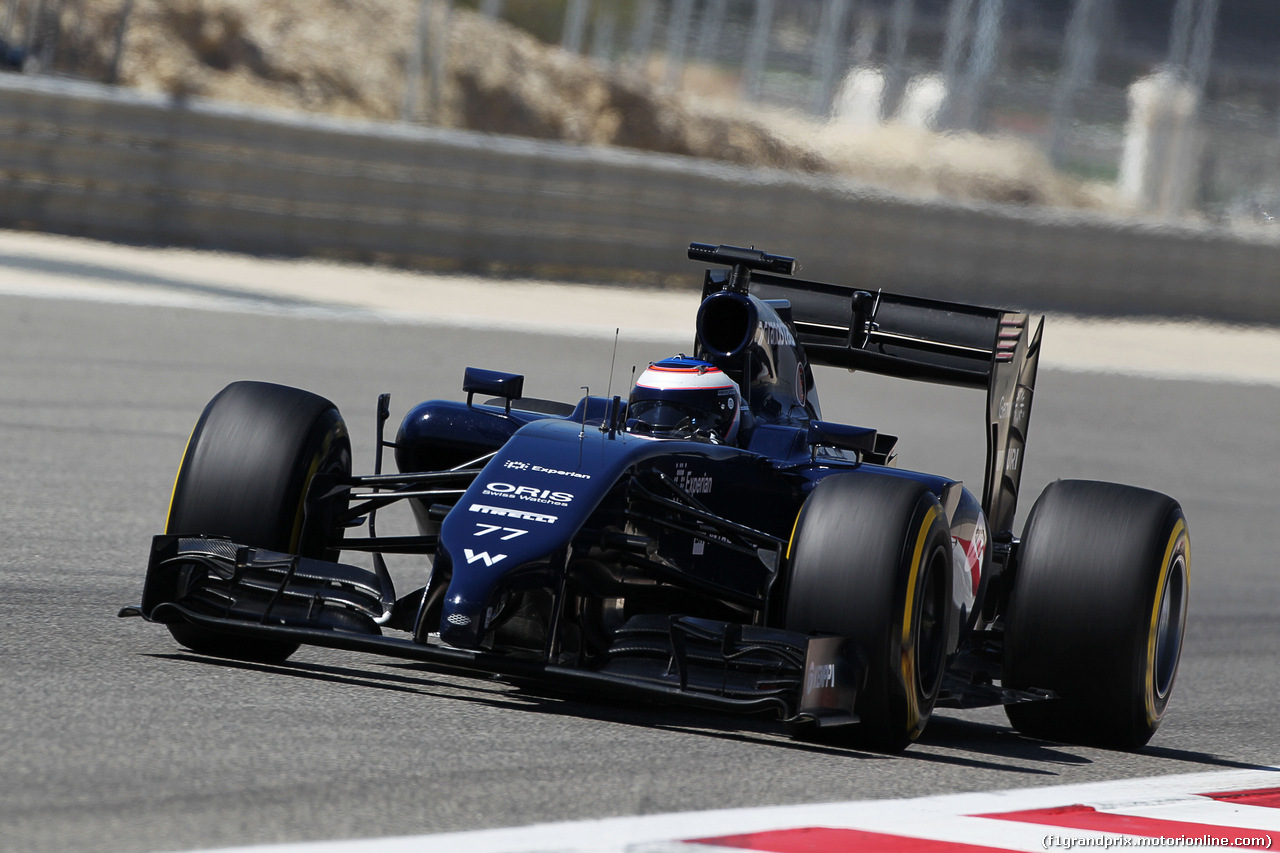 TEST F1 BAHRAIN 02 MARZO, Valtteri Bottas (FIN) Williams FW36.
02.03.2014. Formula One Testing, Bahrain Test Two, Day Four, Sakhir, Bahrain.