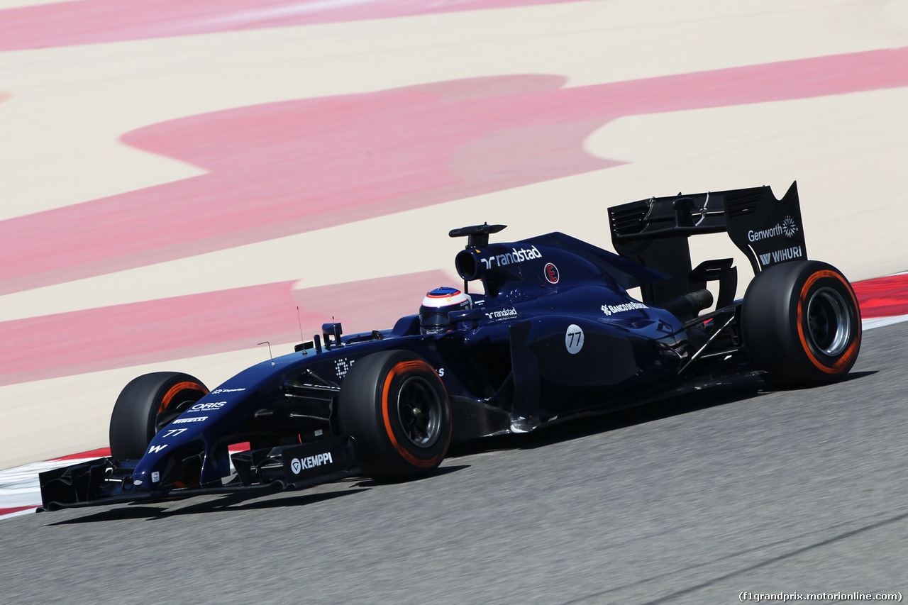 TEST F1 BAHRAIN 02 MARZO, Valtteri Bottas (FIN) Williams FW36.
02.03.2014. Formula One Testing, Bahrain Test Two, Day Four, Sakhir, Bahrain.