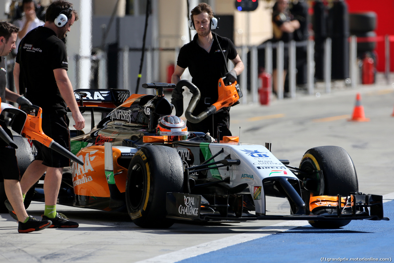 TEST F1 BAHRAIN 02 MARZO, Nico Hulkenberg (GER), Sahara Force India 
02.03.2014. Formula One Testing, Bahrain Test Two, Day Four, Sakhir, Bahrain.