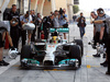 TEST F1 BAHRAIN 19 FEBBRAIO, Lewis Hamilton (GBR) Mercedes AMG F1 W05 in the pits with sensor equipment.
19.02.2014. Formula One Testing, Bahrain Test One, Day One, Sakhir, Bahrain.