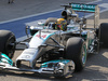 TEST F1 BAHRAIN 19 FEBBRAIO, Lewis Hamilton (GBR) Mercedes AMG F1 W05 running sensor equipment.
19.02.2014. Formula One Testing, Bahrain Test One, Day One, Sakhir, Bahrain.