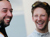 TEST F1 BAHRAIN 19 FEBBRAIO, (L to R): Gerard Lopez (FRA) Lotus F1 Team Principal with Romain Grosjean (FRA) Lotus F1 Team.
19.02.2014. Formula One Testing, Bahrain Test One, Day One, Sakhir, Bahrain.