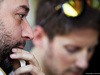 TEST F1 BAHRAIN 19 FEBBRAIO, Gerard Lopez (FRA) Lotus F1 Team Principal with Romain Grosjean (FRA) Lotus F1 Team.
19.02.2014. Formula One Testing, Bahrain Test One, Day One, Sakhir, Bahrain.