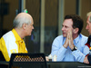 TEST F1 BAHRAIN 19 FEBBRAIO, (L to R): Jean-Michel Jalinier (FRA) Renault F1 Sport President e Managing Director with Christian Horner (GBR) Red Bull Racing Team Principal e Dr Helmut Marko (AUT) Red Bull Motorsport Consultant.
19.02.2014. Formula One Testing, Bahrain Test One, Day One, Sakhir, Bahrain.