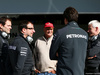 TEST F1 BAHRAIN 19 FEBBRAIO, (L to R): Aldo Costa (ITA) Mercedes AMG F1 Engineering Director with Niki Lauda (AUT) Mercedes Non-Executive Chairman; Toto Wolff (GER) Mercedes AMG F1 Shareholder e Executive Director e Geoff Willis (GBR) Mercedes AMG F1 Technology Director.
19.02.2014. Formula One Testing, Bahrain Test One, Day One, Sakhir, Bahrain.
