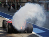 TEST F1 BAHRAIN 19 FEBBRAIO, Fernando Alonso (ESP) Ferrari F14-T running sensor equipment e with smoke pouring from the car.
19.02.2014. Formula One Testing, Bahrain Test One, Day One, Sakhir, Bahrain.