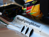 TEST F1 BAHRAIN 19 FEBBRAIO, Lewis Hamilton (GBR) Mercedes AMG F1 W05 running a message of support for Michael Schumacher (GER).
19.02.2014. Formula One Testing, Bahrain Test One, Day One, Sakhir, Bahrain.