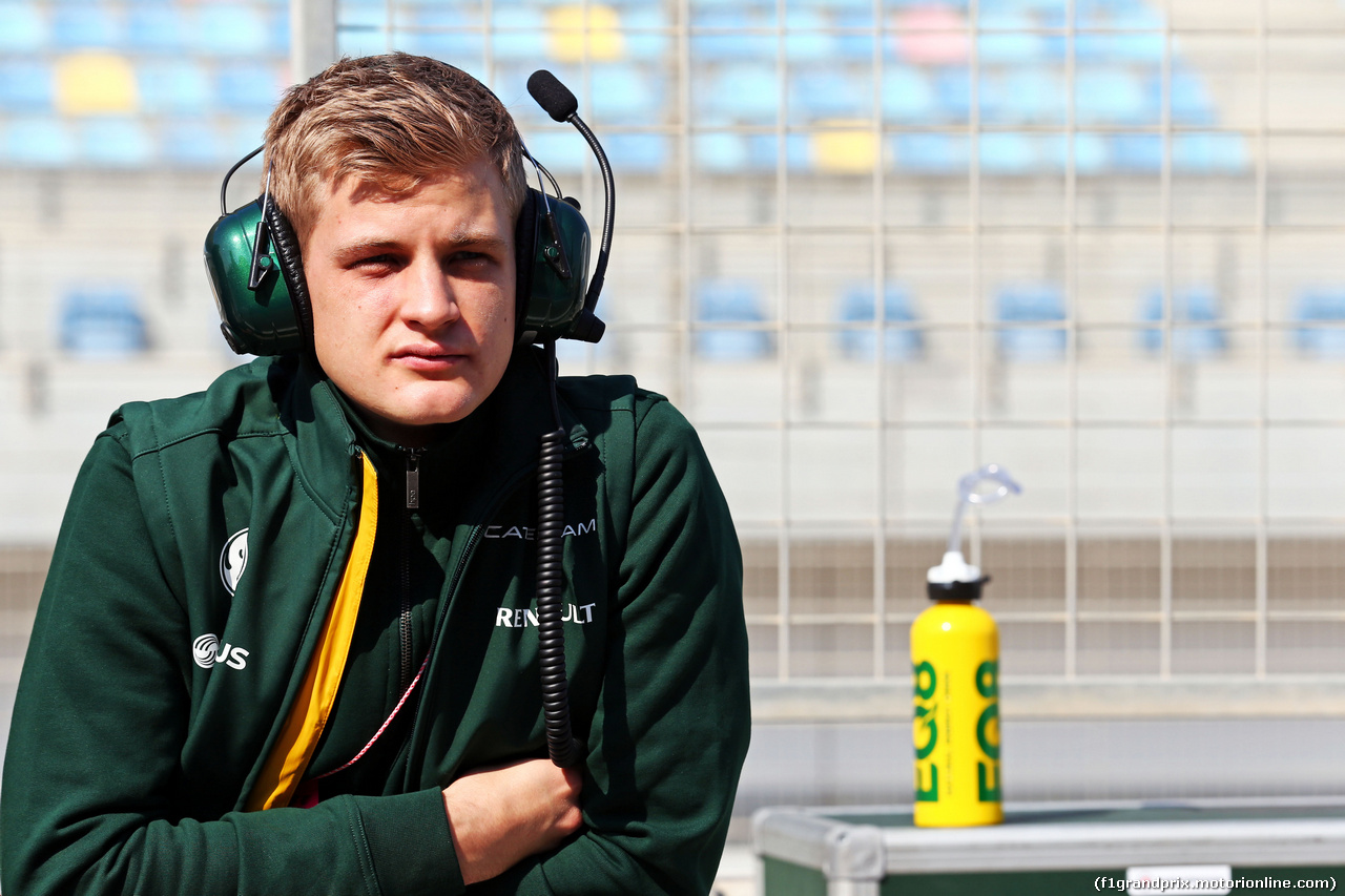 TEST F1 BAHRAIN 19 FEBBRAIO, Marcus Ericsson (SWE) Caterham.
19.02.2014. Formula One Testing, Bahrain Test One, Day One, Sakhir, Bahrain.