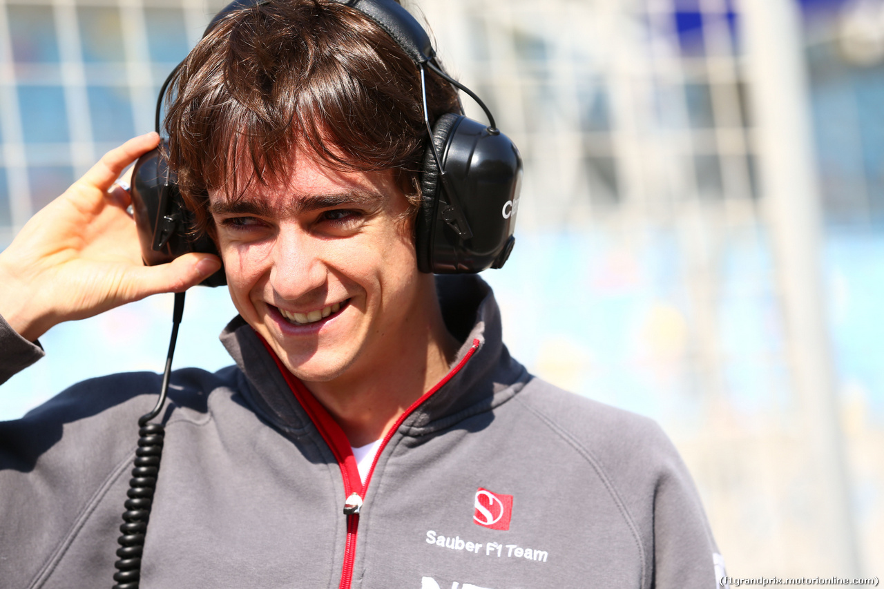 TEST F1 BAHRAIN 19 FEBBRAIO, Esteban Gutierrez (MEX) Sauber.
19.02.2014. Formula One Testing, Bahrain Test One, Day One, Sakhir, Bahrain.